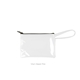 a clear bag & pine zipper poptart to go vinyl coin pouch
