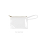 a clear bag & butter zipper poptart to go vinyl coin pouch