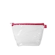 a clear bag & drama queen zipper tweedle dum cosmetic bag