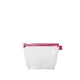 a clear bag & drama queen zipper tweedle dee cosmetic bag