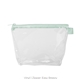 a clear bag & easy breezy zipper tweedle dee cosmetic bag
