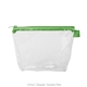 a clear bag & sweet pea zipper tweedle dee cosmetic bag