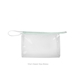 a clear bag & easy breezy zipper jetsetter medium - clear vinyl