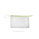 a clear bag & key lime pie zipper jetsetter medium - clear vinyl