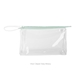 a clear bag & easy breezy zipper jetsetter large - clear vinyl
