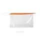 a clear bag & crush zipper jetsetter large - clear vinyl