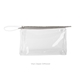 a clear bag & driftwood zipper jetsetter large - clear vinyl