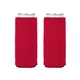 aerial view a red kolder kaddy neoprene for slim cans, image 1 of 2