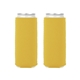 aerial view a mustard kolder kaddy neoprene for slim cans, image 1 of 2