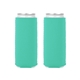 aerial view a sea green kolder kaddy neoprene for slim cans, image 1 of 2