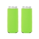 aerial view a fluor green kolder kaddy neoprene for slim cans, image 1 of 2