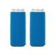 aerial view a electric blue kolder kaddy neoprene for slim cans, image 1 of 2