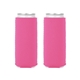 aerial view a perfect pink kolder kaddy neoprene for slim cans, image 1 of 2