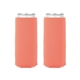 aerial view a coral kolder kaddy neoprene for slim cans, image 1 of 2