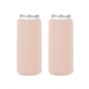 aerial view a light peach kolder kaddy neoprene for slim cans, image 1 of 2