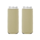 aerial view a beige kolder kaddy neoprene for slim cans, image 1 of 2