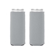 aerial view a gray kolder kaddy neoprene for slim cans, image 1 of 2