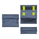a navy foldover pouch - tarpaulin - large