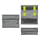 a slate foldover pouch - tarpaulin - large