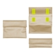 a desert tan foldover pouch - tarpaulin - large