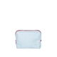 aerial view a beach wash denim bag & fruit punch zipper denim busy bee pouch, image 1 of 2
