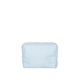 aerial view a beach wash denim bag & fairytale pink zipper denim busy bee pouch, image 1 of 2