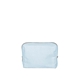 aerial view a beach wash denim bag & driftwood zipper denim busy bee pouch, image 1 of 2