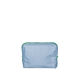 aerial view a french wash denim bag & sweet pea zipper denim busy bee pouch, image 1 of 2