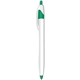 a black ink with green trim silhouette retractable ballpoint pens