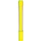 a fluorescent yellow brite spots(r) fluorescent highlighters with clear barrel - usa made