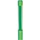 a fluorescent green brite spots(r) fluorescent highlighters with clear barrel - usa made