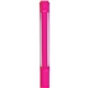 a fluorescent pink brite spots(r) fluorescent highlighters with clear barrel - usa made