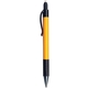 a yellow auto - feed rubber grip mechanical pencil 2 hb leads - refillable