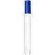 a blue bullet tip dry erase marker - usa made - full color decal