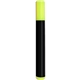 a fluorescent yellow brite spots(r) fluorescent highlighters with black barrel - usa made