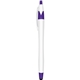 a purple iwriter(r) silhouette - stylus retractable ball point pen (black writing ink)