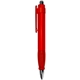a red xl jumbo retractable pen with rubber grip