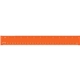 a orange high - impact plastic ruler