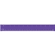 a purple high - impact plastic ruler