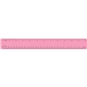 a pink high - impact plastic ruler