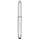 a silver iwriter(r) glow - metal stylus pen with led light