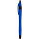 a reflex blue iwriter(r) smooth - soft touch rubberized ball point pen stylus