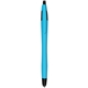 a lt. blue iwriter(r) smooth - soft touch rubberized ball point pen stylus