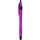 a purple iwriter(r) smooth - soft touch rubberized ball point pen stylus