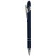 a blue iwriter(r) exec - stylus soft touch rubberized metal ball point pen