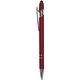 a red iwriter(r) exec - stylus soft touch rubberized metal ball point pen