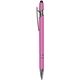 a pink iwriter(r) exec - stylus soft touch rubberized metal ball point pen