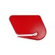 a red colorful easy - glide letter opener