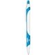 a lt. blue gel sport soft touch rubberized hybrid ink gel pen