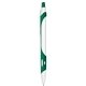 a green gel sport soft touch rubberized hybrid ink gel pen